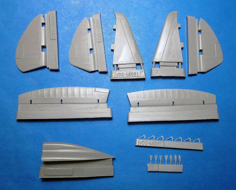 ベクター VDS48081 1/48 Re.2002 操縦翼面 ＆ スパイン (イタレリ用)