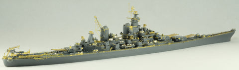 ヴィーホビー E57002 1/700 アメリカ海軍 戦艦 ニュージャージー BB-62 1945年 デラックス版(エッチングパーツ付き) プラモデル