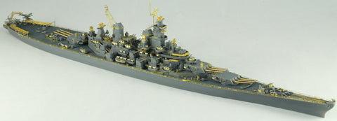 ヴィーホビー E57002 1/700 アメリカ海軍 戦艦 ニュージャージー BB-62 1945年 デラックス版(エッチングパーツ付き) プラモデル
