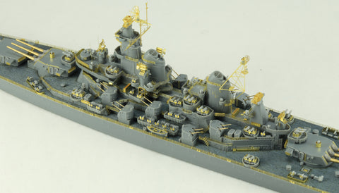 ヴィーホビー E57002 1/700 アメリカ海軍 戦艦 ニュージャージー BB-62 1945年 デラックス版(エッチングパーツ付き) プラモデル
