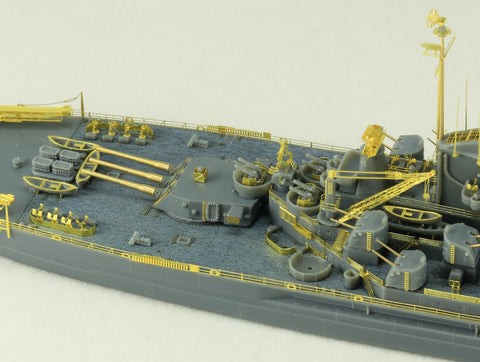 ヴィーホビー E57006 1/700 アメリカ海軍 戦艦 インディアナ BB-58 1944年 デラックス版(エッチングパーツ付き) プラモデル