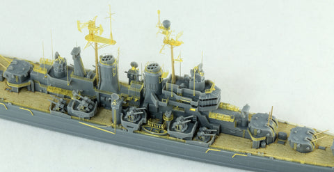 ヴィーホビー E57015 1/700 アメリカ 軽巡洋艦 USS ウースター CL-144 デラックス版(エッチングパーツ付き) プラモデル