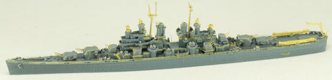 ヴィーホビー E57021 1/700 アメリカ 軽巡洋艦 ヒューストン CL-81 1944年 デラックス版(エッチングパーツ付き) プラモデル