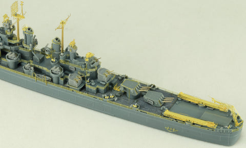 ヴィーホビー E57021 1/700 アメリカ 軽巡洋艦 ヒューストン CL-81 1944年 デラックス版(エッチングパーツ付き) プラモデル