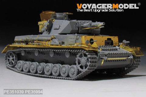 ボイジャーモデル PE351039B 1/35 WWII ドイツ陸軍 IV号戦車F1型 "Vorpanzer" ベーシックセット（Ver.B 砲弾付）( ボーダー BT-003用)