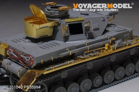 ボイジャーモデル PE351040B 1/35 WWII ドイツ陸軍 IV号戦車F1型 ベーシックセット （Ver.B 砲弾付）( ボーダー BT-003用)