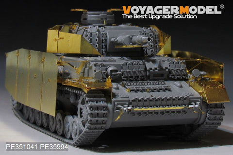ボイジャーモデル PE351041B 1/35 WWII ドイツ陸軍 IV号戦車F1型（後期型）ベーシックセット （Ver.B 砲弾付）( ボーダー BT-003用)