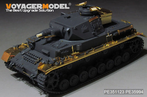 ボイジャーモデル PE351123B 1/35 WWII ドイツ IV号戦車 F1型 基本セット （弾薬付）（タミヤ 35374用）