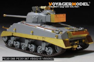 ボイジャーモデル PE351367 1/35 WWII イギリス シャーマン VC ファイアフライ 履帯カバー(ドラゴン6031 6121 6182 6323 9110用)