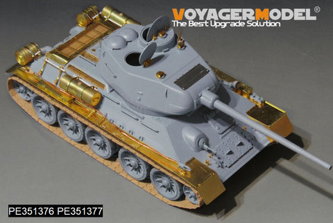 ボイジャーモデル PE351376B 1/35 WWII ロシア T-34/85 Mod.1944 ベーシックアップグレードセット バレル付(ドラゴン6066/6203/6319/33用)