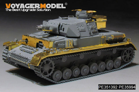 ボイジャーモデル PE351392B 1/35 WWIIドイツ IV号戦車 F1型 「フォアパンツァー（Vorpanzer）」ベーシック版（B版：損傷した転輪付き）（ドラゴン6398用）