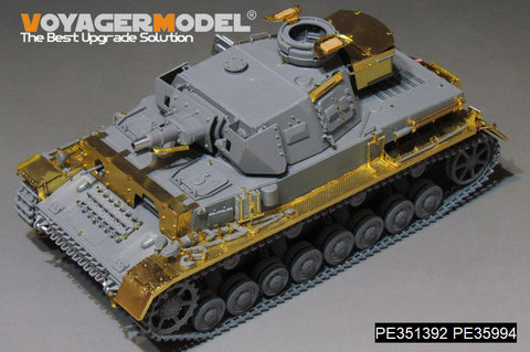ボイジャーモデル PE351392B 1/35 WWIIドイツ IV号戦車 F1型 「フォアパンツァー（Vorpanzer）」ベーシック版（B版：損傷した転輪付き）（ドラゴン6398用）