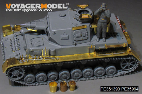 ボイジャーモデル PE351393A 1/35 WWIIドイツ IV号戦車 F1型 ベーシック（B版：弾薬、損傷した転輪付き）（ドラゴン 6315 / 9044 / 6975用）