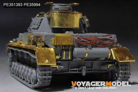 ボイジャーモデル PE351393A 1/35 WWIIドイツ IV号戦車 F1型 ベーシック（B版：弾薬、損傷した転輪付き）（ドラゴン 6315 / 9044 / 6975用）