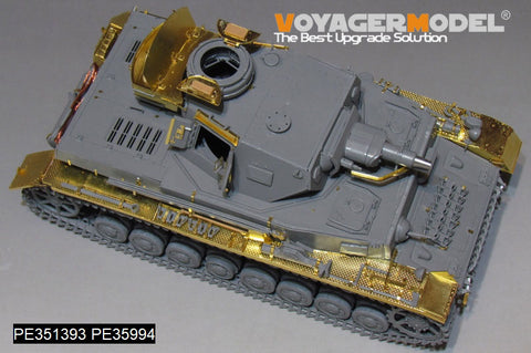 ボイジャーモデル PE351393B 1/35 WWIIドイツ IV号戦車 F1型 ベーシック（B版：弾薬、損傷した転輪付き）（ドラゴン 6315 / 9044 / 6975用）