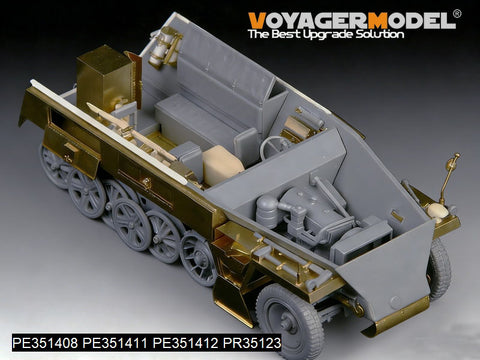ボイジャーモデル PE351408A 1/35 WWII ドイツ Sd.Kfz.250/1 NEU ベーシックアップグレードセット（B ver ホイール付属）(ドラゴン6427 6100用)