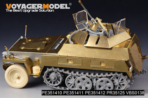 ボイジャーモデル PE351411 1/35 WWII ドイツ Sd.Kfz.250 NEU 雑具箱 & フェンダー  アップグレードセット(ドラゴン用)