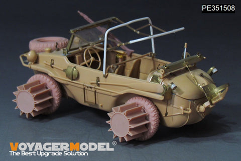 ボイジャーモデル PE351508 1/35 WWIIドイツ シュビムワーゲン 166型（ポンツーン付き）（タミヤ 35224用）