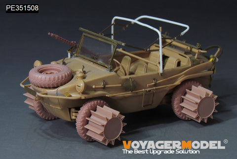 ボイジャーモデル PE351508 1/35 WWIIドイツ シュビムワーゲン 166型（ポンツーン付き）（タミヤ 35224用）