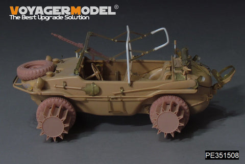 ボイジャーモデル PE351508 1/35 WWIIドイツ シュビムワーゲン 166型（ポンツーン付き）（タミヤ 35224用）