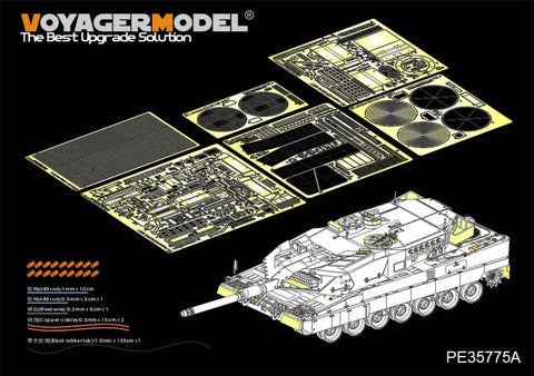 ボイジャーモデル PE35775A 1/35 現用 ドイツ レオパルト 2A5 基本セット （タミヤ 35242用）