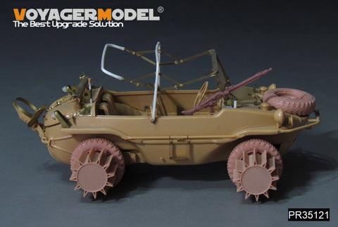 ボイジャーモデル PR35121 1/35 WWIIドイツ シュビムワーゲン 166型用 標準ホイール（ポンツーン付き）（汎用）