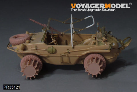 ボイジャーモデル PR35121 1/35 WWIIドイツ シュビムワーゲン 166型用 標準ホイール（ポンツーン付き）（汎用）