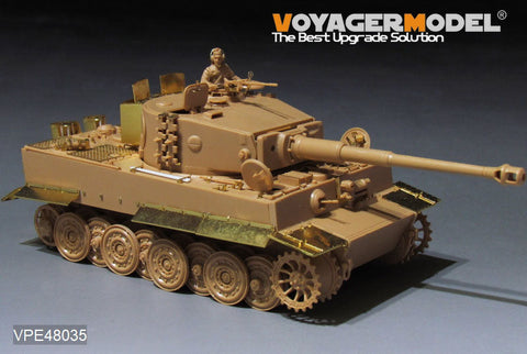 ボイジャーモデル VPE48035 1/48 WWII ドイツ タイガー I 後期生産型(タミヤ 32575用）