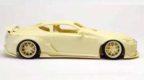 ズームオン CS128R 1/24 LBWK レクサス LC500 ワイドボディver. RHD version(ホワイトカーボックスアート)