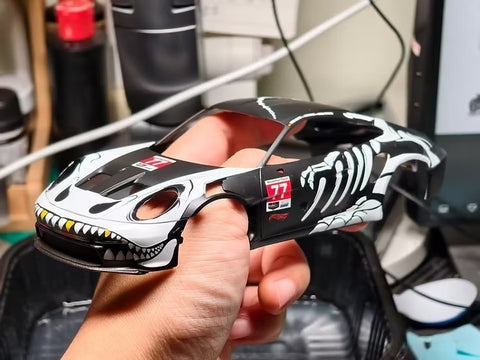 ZoomOn CS139 1/24 2025 ポルシェ 911 GT3 Skeletion Rexy #77 A0レーシング デカール(タミヤ用)