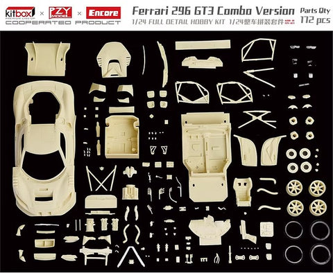 ズームオン CS147 1/24 296 GT3 コンボバージョン (カーボン ver.)