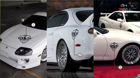 ズームオン Z003 1/24 トヨタ スープラ(JZA80) ポール パーツセット
