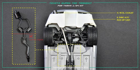 ズームオン Z021 1/24 トヨタ スープラ(JZA80) TRD パーツセット