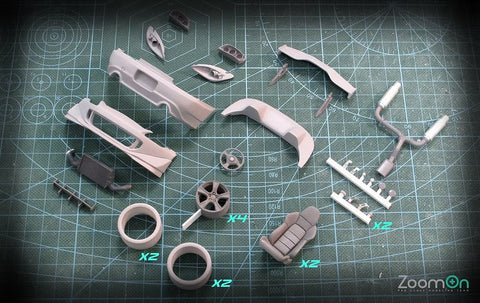 ズームオン Z036 1/24 ホンダ S2000 AP2 CR パーツセット