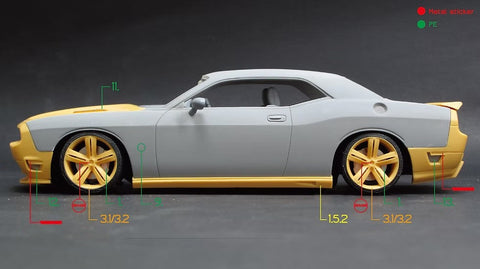 ズームオン Z051 1/25 ダッジ・チャレンジャー- サリーン 570X