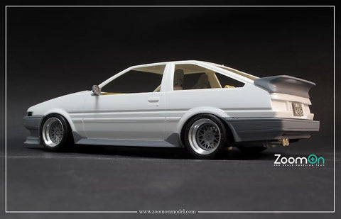 ズームオン Z100 1/24 トヨタ AE86 ドリフトキングバージョン パーツセット