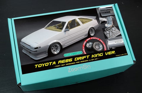 ズームオン Z100 1/24 トヨタ AE86 ドリフトキングバージョン パーツセット