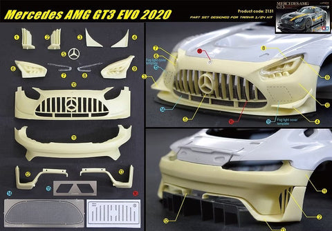 ズームオン Z131 1/24 メルセデス AMG GT3 EVO 2020 パーツセット
