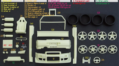 ズームオン Z140 1/24 ニッサン スカイライン GT-R R34 F&F 2