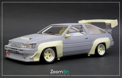ズームオン Z206 1/24 ドリフトキング スーパーN2 AE86 パーツセット(アオシマ用)