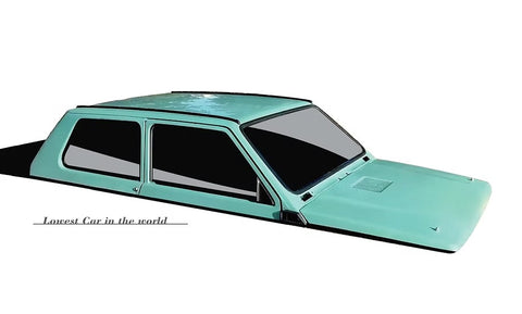ズームオン Z217 1/24 フィアット パンダ750CL 87' 世界で最も車高が低い車