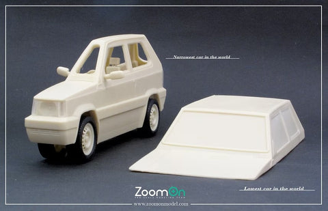 ズームオン Z218 1/24 フィアット パンダ750CL 87' 世界で最も車幅が狭い車