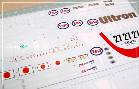 ズームオン Z220 1/24 トヨタ GT-ONE (TS020) ル・マン ‘98 パーツセット(タミヤ用)