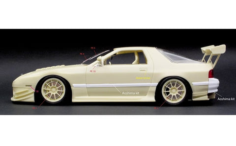 ZoomOn Z224 1/24 RE雨宮 マツダ RX-7 (FC3S) パーツセット(アオシマ用)