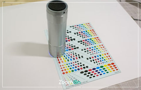 ズームオン ZD247 1/24 ブランドロゴ 背景色セット