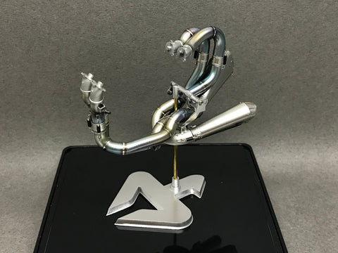 Zワークショップ Z01-001 1/12 3Dプリント フルレーシングエキゾーストキット (1/12タミヤ ドゥカティ スーパーレッジェーラ用)