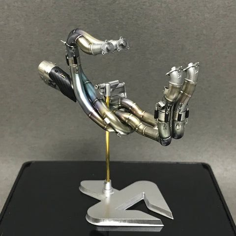 Zワークショップ Z01-001 1/12 3Dプリント フルレーシングエキゾーストキット (1/12タミヤ ドゥカティ スーパーレッジェーラ用)
