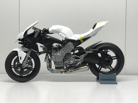 Zワークショップ Z01-001 1/12 3Dプリント フルレーシングエキゾーストキット (1/12タミヤ ドゥカティ スーパーレッジェーラ用)