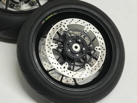 Zワークショップ Z01-004 1/12 ドゥカティ V4R/S ホイール & ブレーキディスク セットA