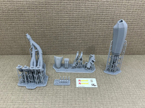 Zワークショップ Z04-005 1/12 エボリューション ライン エキゾーストシステム(カーボン) (タミヤ 1/12 R1M (14133)用)